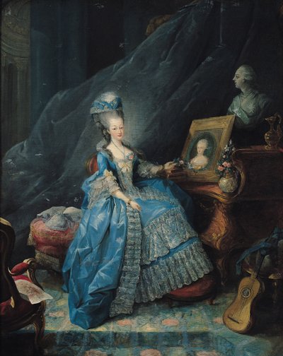 Marie-Therese de Savoie (1756-1805) 1775 by Jean Baptiste Andre Gautier D